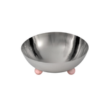 Salad Bowl with Light Pink Feet
