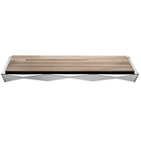 Stainless Steel Tray w/ Wood Cutting Board