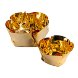 Gold Plated Cachepots