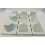 White Shapes Tic Tac Toe