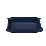 Leather Valet Tray - Navy