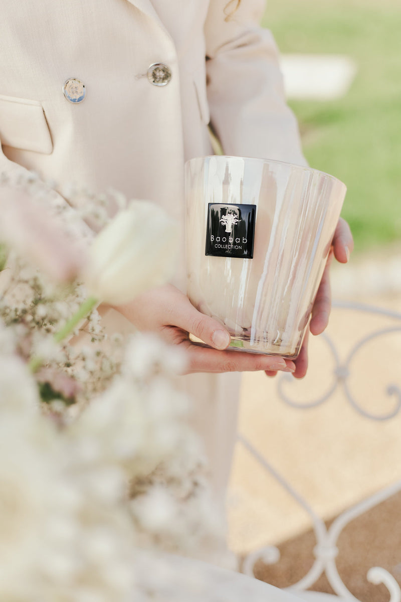 Scented Candle White Pearl Medium