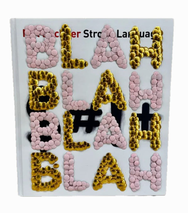 Blah Blah Blah - Pink and Gold