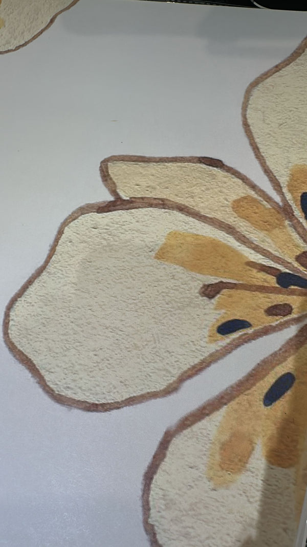 Paper Mache Flowers - Placemat