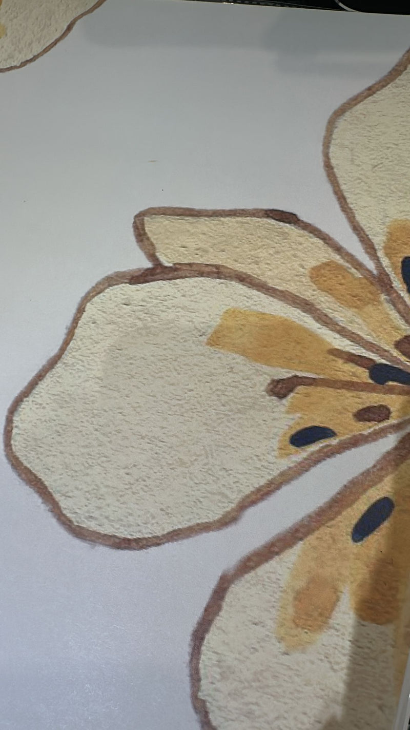 Paper Mache Flowers - Placemat