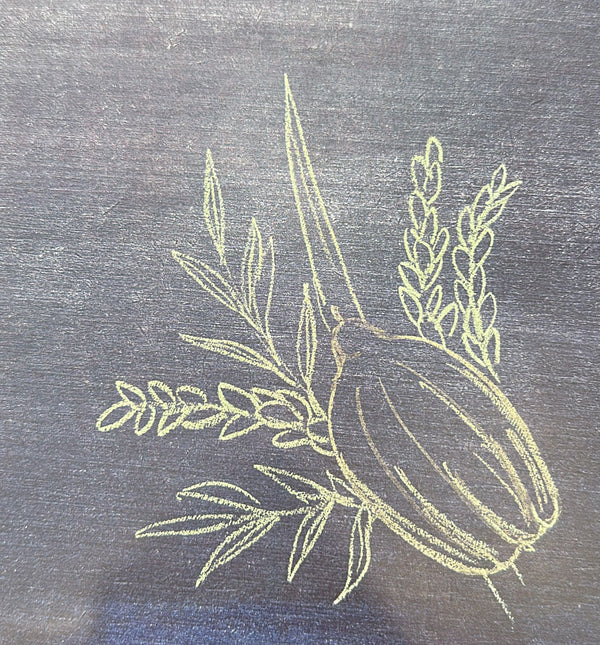 Chalkboard Lulav - SQUARE