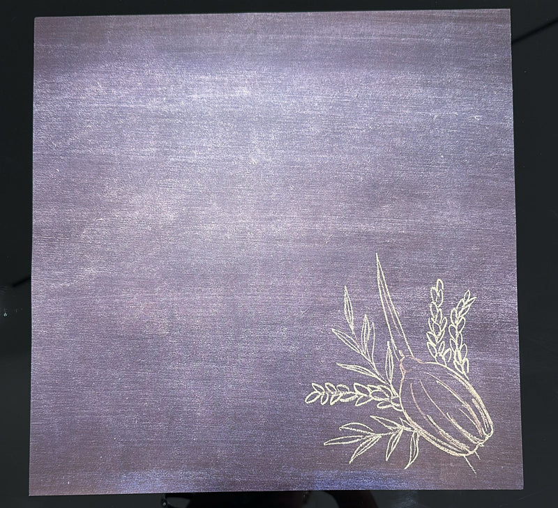 Chalkboard Lulav - SQUARE