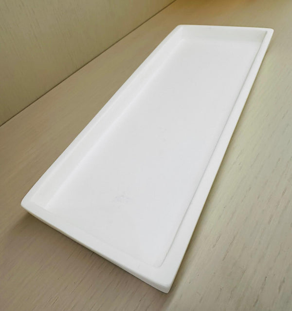 SOLID WHITE Rectangle Tray
