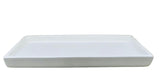 SOLID WHITE Rectangle Tray
