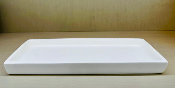 SOLID WHITE Rectangle Tray