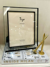 Lucite Frame Clear w/Black Border