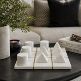 White Shapes Tic Tac Toe