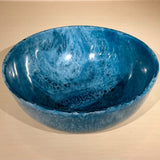 Teal Resin Bowl