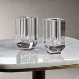 Carina Crystal Vase - Pink