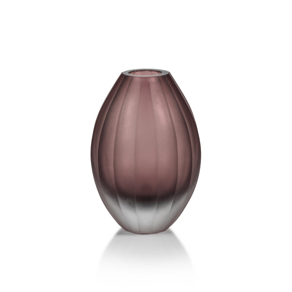 Frosted Vase - Purple