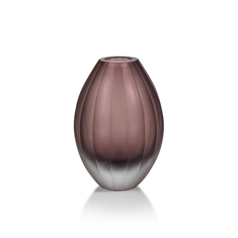 Frosted Vase - Purple