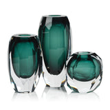 Emerald Glass Vase - Small