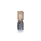 Two-Tone Crystal Candle Holder