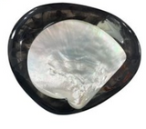 ROUND CAVIAR DISH -BLACK