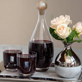 Dual Bud Vases Marble