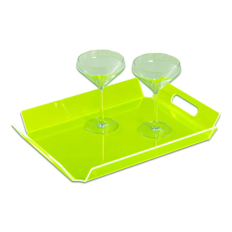 Large Lime Acrylic Tray