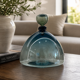 Astral Low Sculptural Glass Vessel