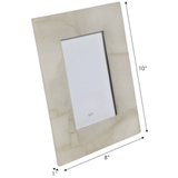 White Quartz Photo Frames