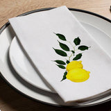 Lemon Leaves - Printed Guest Towel