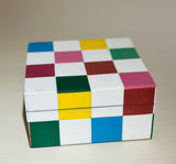 Colorblock Covered Box - Small