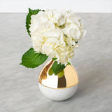 Dual Bud Vases Marble