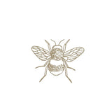 Bee Gold - Printed Guest Towel