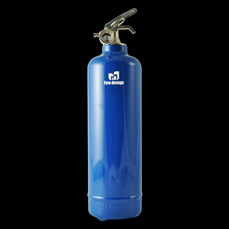 Fire Extinguisher Design Blue
