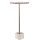 Pink Quartz Accent Table
