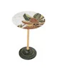 Roselle Stone Inlay Accent Table