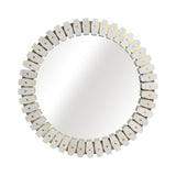 KEELY WHITE MARBLE TILE MIRROR