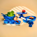Lucente Blue Resin Salad Bowl