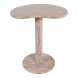 DUMAH BEIGE MARBLE ACCENT TABLE