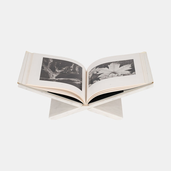 Marble Bookstand, White