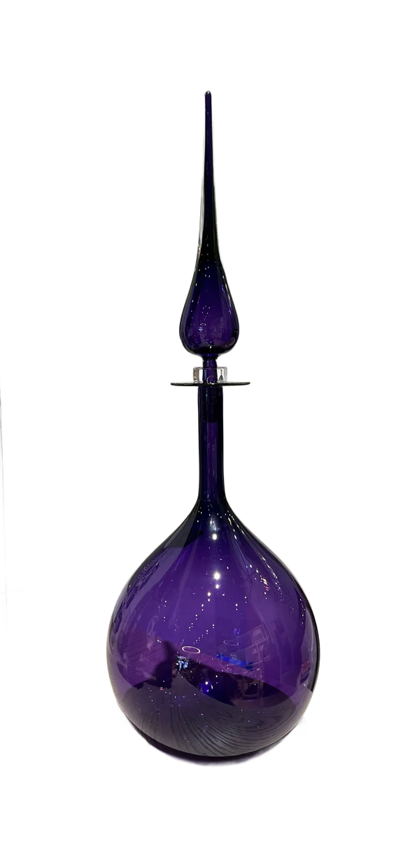 Tear Drop Petite Decanter - Purple