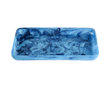 Rectangular Tray Large - Denim Swirl