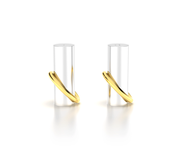 Ring Salt & Pepper Shakers, Set of 2