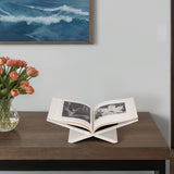 Marble Bookstand, White