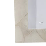 WHITE QUARTZ PHOTO FRAME