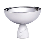 Nut Bowl Marble & Silver