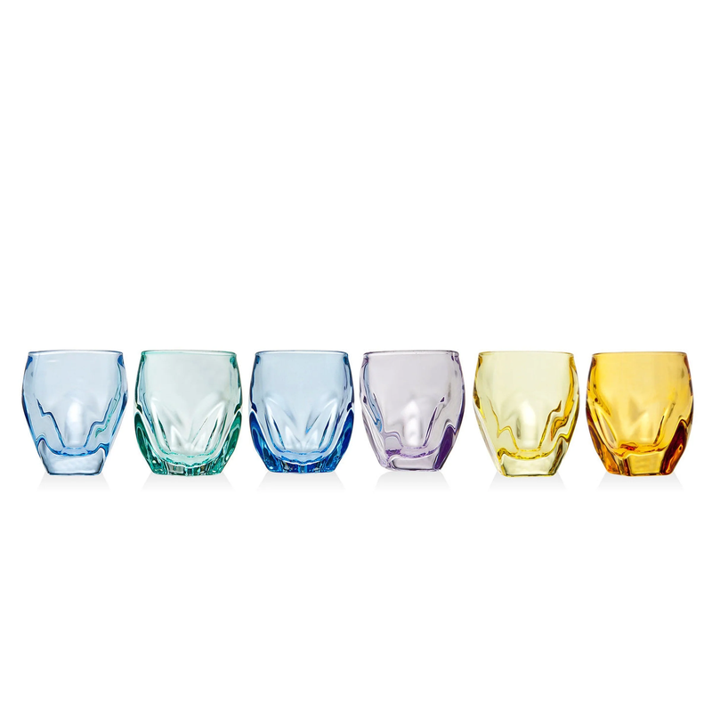 Stockholm Colored Shot Glass, Set of 6