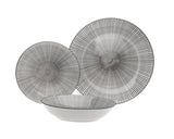 LAURA GREY PORCELAIN 12 Pc SET