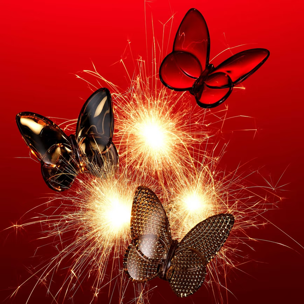 LUCKY BUTTERFLY  - RED