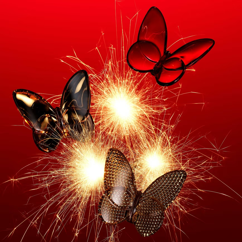 LUCKY BUTTERFLY  - RED