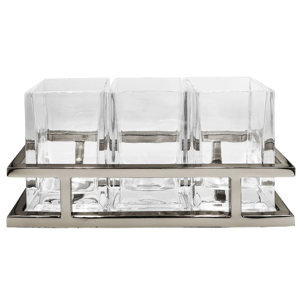 Aspen Silver Flatware Caddy