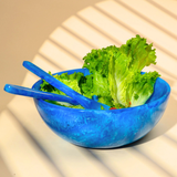Lucente Blue Resin Salad Bowl